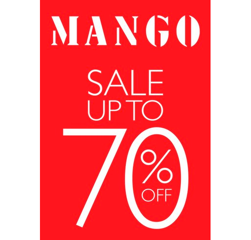 В Мango до -70%