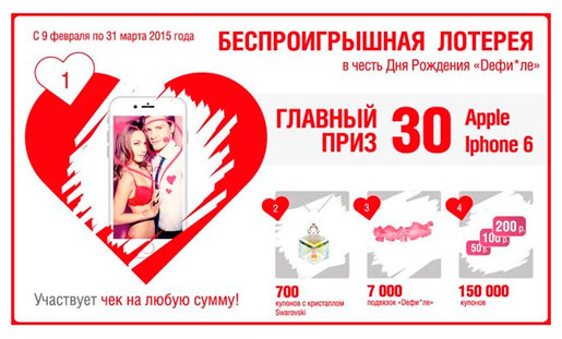 Беспроигрышная лотерея от Dефиле