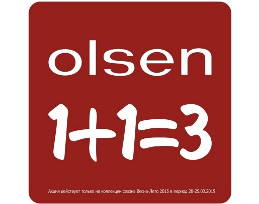  1+1=3  OLSEN